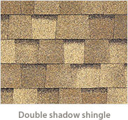 Double shadow shingle
