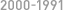 2000-1991